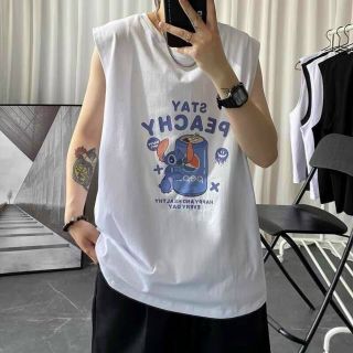 Áo thun ba lỗ in lon co giản form dưới 70kg
