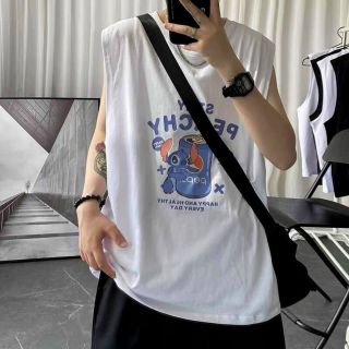 Áo thun ba lỗ in lon co giản form dưới 70kg
