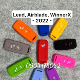 Vỏ chìa khoá Silicone 2 nút mới cho honda Lead22 , Ab 160 sản xuất 2022