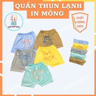 Quần chục cho bé trai. SET 10 QUẦN ĐÙI chất thun lạnh, siêu mềm mại và an toàn cho bé từ 3-17kg Sally Baby SL0029 giá sỉ