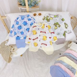 Quần áo trẻ em thu đông Sally Baby Bộ chất giấy xốp mỏng nhẹ, thoáng mát từ 4k-15kg SL0021 giá sỉ