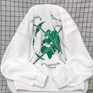 Áo khoác nỉ logo in Oneworldoneearth form dưới 70kg
