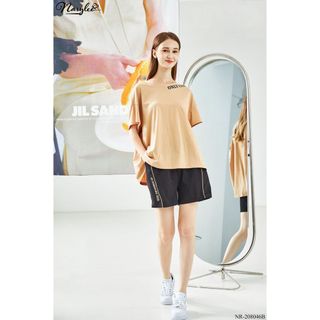 Bộ mặc nhà cotton NARYLEE áo cộc tay quần short NR - 228046 giá sỉ