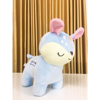 Gấu huơu sao BOBBY màu xanh mềm mại, siêu cưng làm đồ chơi cho bé yêu. Gấu quà tặng size 42cm | Sally Baby giá sỉ