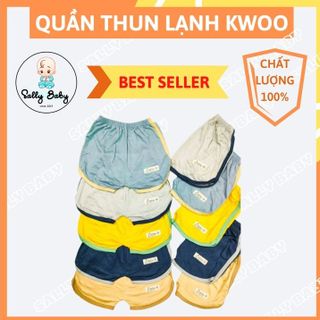 Quần chục cho bé chất thun lạnh. SET 5 quần đùi chính hãng Kwoo dáng thể thao từ 4-17kg Sally Baby SL0001 giá sỉ