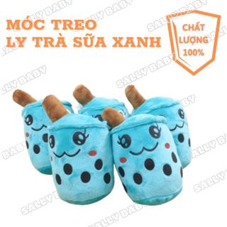 Gấu bông trà sữa cho bé mini Sally Baby chính hãng, màu xanh size 12cm có kèm dây treo và an toàn cho sức khoẻ SL0004 giá sỉ