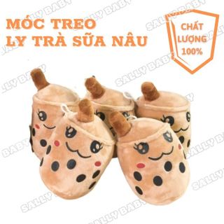 Gấu bông trà sữa đường đen cho bé mini Sally Baby chính hãng, màu xanh size 12cm có kèm dây treo và an toàn SL0005 giá sỉ