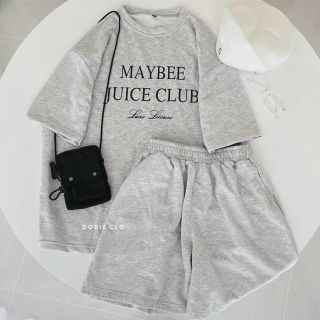 Đồ bộ mặc nhà in Maybee thun da cá freesize dưới 68kg