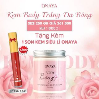 BODY BÔNG Size  M vừa (250gr)