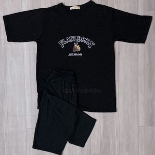 Sét bộ nữ ,đồ bộ lững ngố nữ thun coton sufa,áo phom rộng phối quần đen ,thời trang xuân hè BL15
