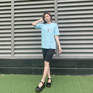 Sét bộ nữ ,đồ bộ lững ngố nữ thun coton sufa,áo phom rộng phối quần đen ,thời trang xuân hè BL15