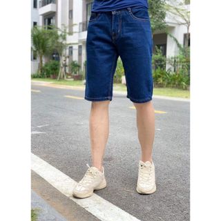 Quần jean lửng nam, Quần short jean nam cao cấp SUMYF, 100% {có bigsize}