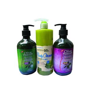 Combo Sữa Tắm Nha Đam Và Dầu Gội, Dầu Xả Essence Olive (500mlx3) giá sỉ