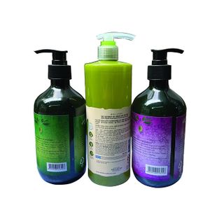 Combo Sữa Tắm Nha Đam Và Dầu Gội, Dầu Xả Essence Olive (500mlx3)
