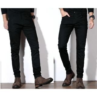 ( MUA ĐỂ NHẬN QUÀ) Quần jeans nam đen trơn chất bò cao cấp co dãn 4 chiều cực đẹp KÈM NHIỀU MẪU MỚI (có bigsize)