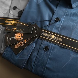 ÁO SƠ MI NAM CAO CẤP - CHUẪN - IN HỌA TIẾT 4