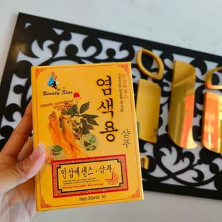 Dầu gội đen tóc thảo dược Beauty Star Hàn Quốc 30 ml