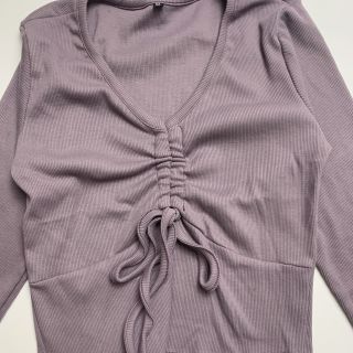 Áo croptop nữ tay dài bigsize 55-90kg kimfashion AT17, áo kiểu bigsize rút dây trước ngực phong cách Hàn Quốc giá sỉ
