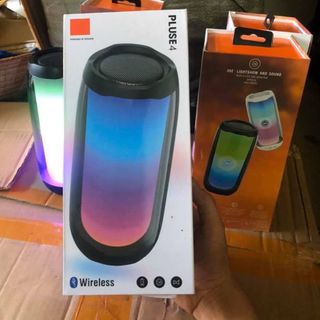 Loa bluetooth PLUSE 4 dạng ống led nháy đổi màu 360 độ