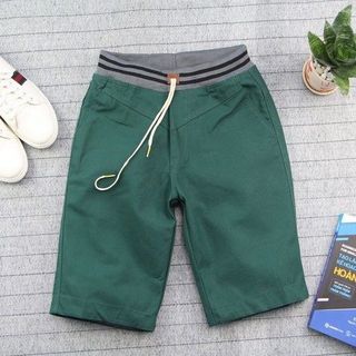 Quần short kaki,quần short kaki nam lưng thun,ống rộng chất vải kaki mềm mịn SUMYF