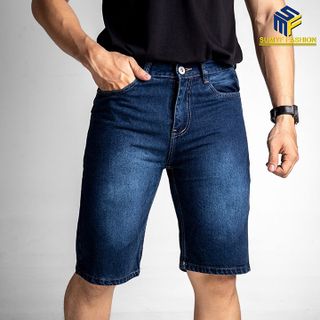 Quần short jean nam màu xanh nhạt nhiều mẫu đẹp SUMYF
