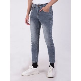 Quần jean nam xám đậm Quần jean nam màu xám form slimfit SUMYF