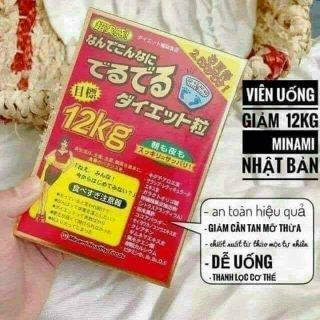 Viên uống giảm cân 12kg Nhật Bản (75 gói) kì