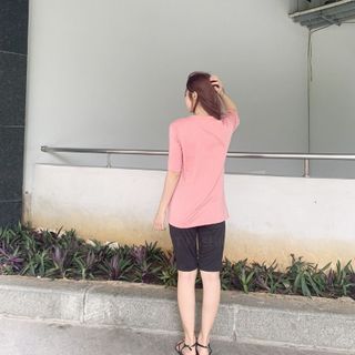 Sét bộ nữ ,đồ bộ lững ngố nữ thun coton sufa,áo phom rộng phối quần đen ,thời trang xuân hè BL15-GẠCH
