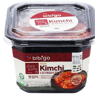 Bán sỉ số lượng hộp nhựa vuông đựng kim chi bibigo 500g