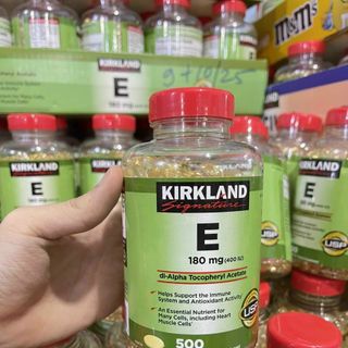 Viên uống Vitamin E Kirkland của Mỹ 500v giá sỉ