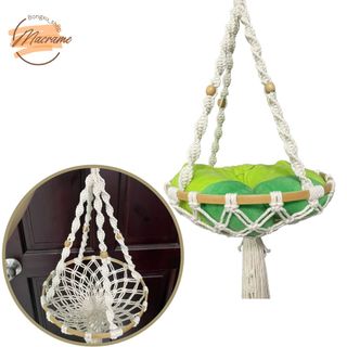Võng mèo, xích đu mèo macrame Bongxu_shop( không kèm đệm)