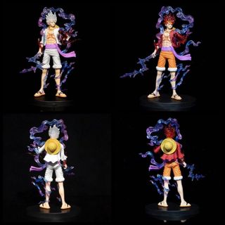 Mô Hình Luffy Nika GK Anime One Piece Monkey D Luffy Gear 5 Bằng PVC 21CM