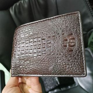 Ví nguyên con 1 mặt da cá sấu
