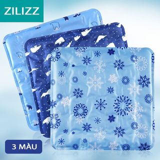 Đệm Băng Làm Mát Size 30x40cm - Đệm Đá Giảm Nhiệt Zilizz. Lót Ghế Sofa Gia Đình, Văn Phòng, Oto Mùa Hè Đa Năng - Mẫu Mới Nhất 2022