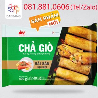 GÓI 20 CÁI CHẢ GIÒ (NEM RÁN) HẢI SẢN ĐẶC BIỆT - NHÂN ĐẦY, VỎ MỎNG, GÓI TRỌN YÊU THƯƠNG. GÓI 400GR giá sỉ