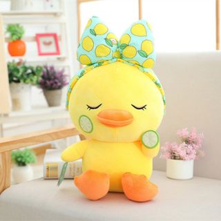 Vịt bông đeo nơ
