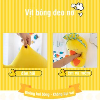 Vịt bông đeo nơ