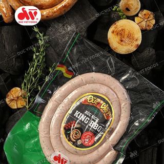 Xúc xích King BBQ - Đức Việt, Chuẩn vị Đức, Gói 250g - CẦN TÌM ĐẠI LÝ giá sỉ
