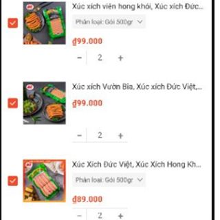 Xúc xích King BBQ - Đức Việt, Chuẩn vị Đức, Gói 250g - CẦN TÌM ĐẠI LÝ