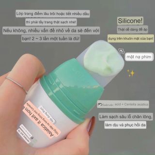 Nạ sủi bọt rau má giúp sạch sâu, thu nhỏ lỗ chân lông