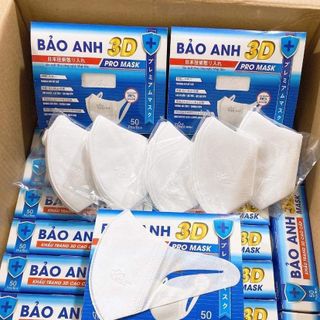 Khẩu Trang 3D Bảo Anh Promask - Hộp 50 Chiếc
