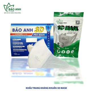 Khẩu Trang 3D Bảo Anh Promask - Hộp 50 Chiếc
