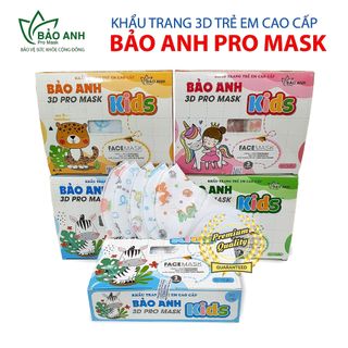 Khẩu Trang 3D Mask Bảo Anh Promask Ngăn Ngừa Khói Bụi Chống Ô Nhiễm (2500 Cái)