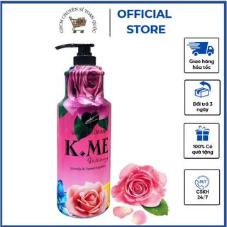 SỮA TẮM K-ME 1200ML HƯƠNG NƯỚC HOA HỒNG giá sỉ