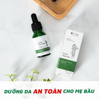 Serum Nhân Sâm Smom – Trắng Da, Mờ Thâm, Cấp Ẩm, Làm Sáng Da cho Mẹ Bầu Và Sau Sinh