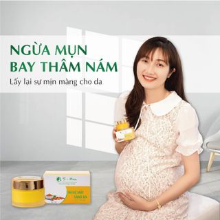 Kem Nghệ Mặt Sáng Da Smom - Da Trắng Hồng, Hết Mụn Thâm Sạm Nám, Tàn Nhang