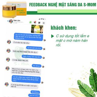 Kem Nghệ Mặt Sáng Da Smom - Da Trắng Hồng, Hết Mụn Thâm Sạm Nám, Tàn Nhang