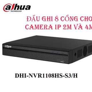 ĐẦU GHI 8 CỔNG IP DAHUA DHI-NVR1108HS-S3/H giá sỉ