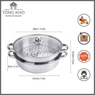 BỘ XỬNG HẤP INOX