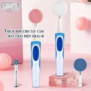 Đầu cọ matxa mặt silicon gắn bàn chải điện Oral B